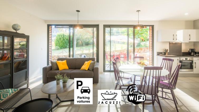 Plein Sud Avec Jacuzzi Privatif Et Parking Prive Appartement Sarlat-la-Canéda Buitenkant foto